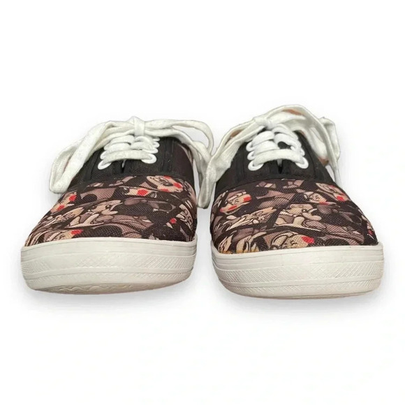 THE BRADFORD EXCHANGE Mickey & Minnie "Caught in the Moment" Sneakers sz 7.5 - Picture 6 of 11